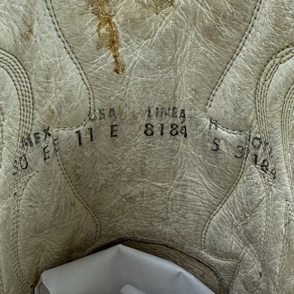 Rudel Brown Leather Men’s Western Cowboy Boots Sz 11E - Picture 11 of 16